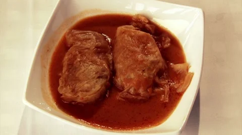 Cabbage rolls Video stock 10772843