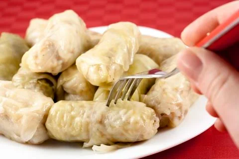 Cabbage rolls Stock Photos