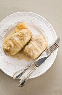 Cabbage rolls Stock Photos