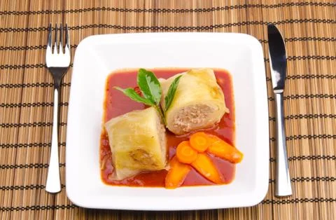 Cabbage rolls Stock Photos