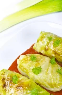 Cabbage rolls Stock Photos