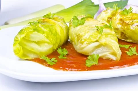 Cabbage rolls Stock Photos