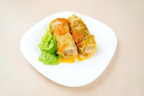 Cabbage rolls Stock Photos