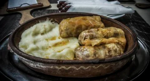 Cabbage rolls Stock Photos