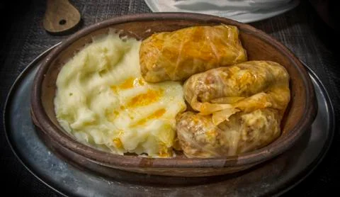 Cabbage rolls Stock Photos
