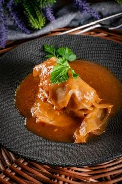 Cabbage rolls. Foto stock