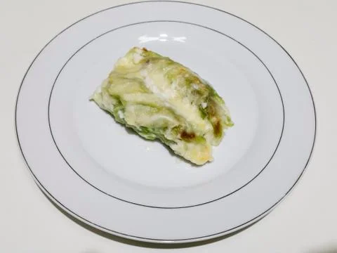 Cabbage rolls in a plate Stock Photos