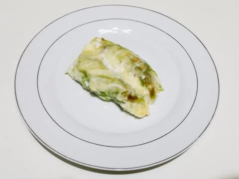 Cabbage rolls in a plate Stock Photos