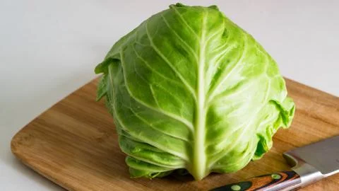Cabbage shakes on the table Stock Photos