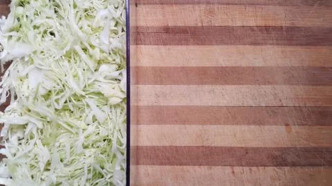 Cabbage sliced Stock Photos