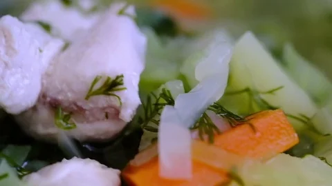 Cabbage soup Stock Footage 75914946