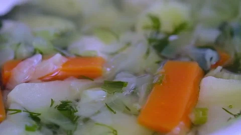 Cabbage soup Stock Footage 75914980