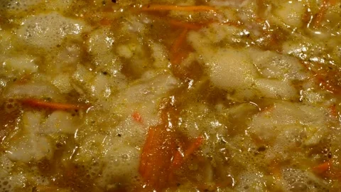 Cabbage soup Vídeo Stock 273530910