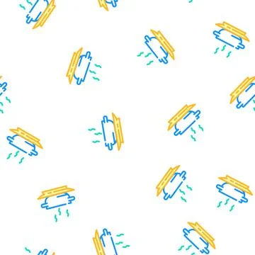 Cabbage soup vector seamless pattern Ilustración de archivo