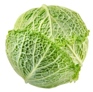 Cabbage top view Stock Photos