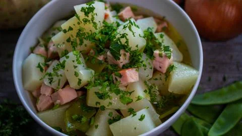 Cabbage turnip stew Foto stock