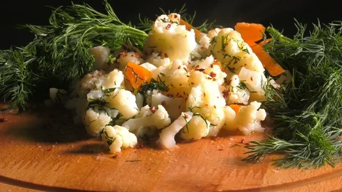 A Cabbage Vegetable Cauliflower 2 Stock Footage 104888817