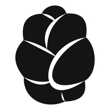 Cabbage vegetable simple icon vector illustration Ilustración de archivo