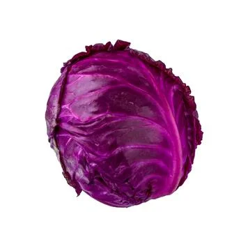 Cabbage on white background. Stock Photos
