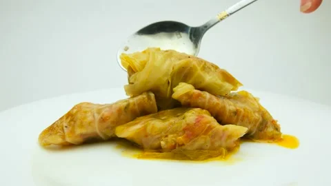 Cabbage Wraps 動画素材 169173030