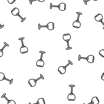 Cabernet wine glass vector seamless pattern 스톡 일러스트
