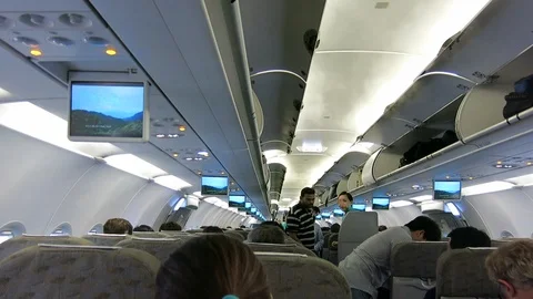 Cabin and passengers Video stock 108375769