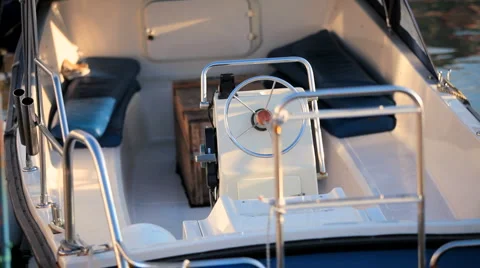 Cabin boat Stock Footage 889667