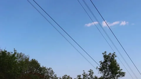 Cabin of the Cableway on sky background. Vídeo Stock 49817037