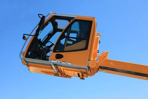 Cabin of the  crane Stock Photos