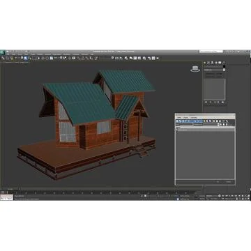 3D Model: Cabin House ~ Buy Now #89228881 | Pond5