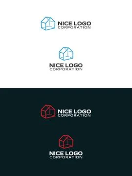 Cabin house logo Stock Illustration
