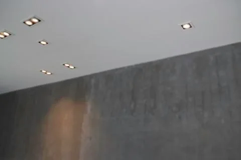 Cabin interior of high ceiling Foto stock