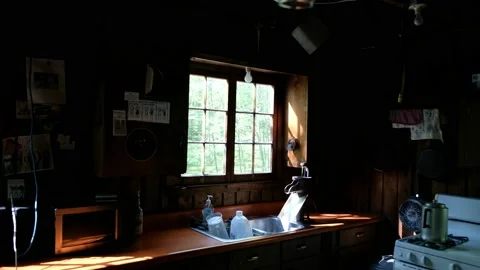Cabin Interior Sink 4k Stock Footage 160623492