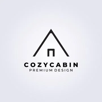 Cabin logo vector illustration design Stock Illustration
