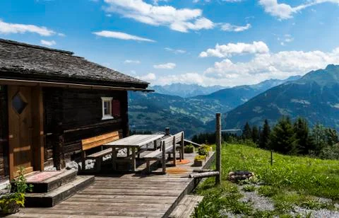 Cabin in Matschwitz Stock Photos