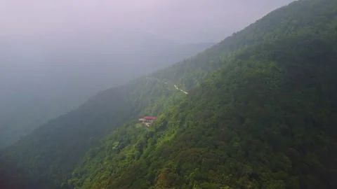 A cabin in the mountains Stock Footage 243374130