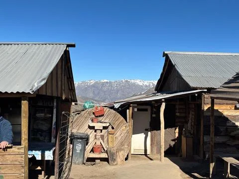 Cabin in the Mountains Stock Photos