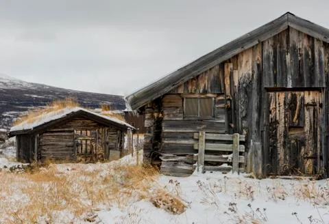 Cabin in norway Stock Photos
