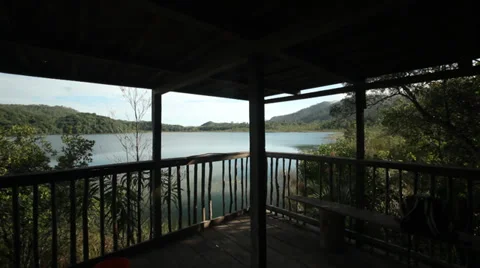 CABIN WITH VIEW ON LAKE Video stock 29981507