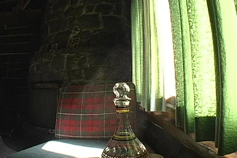 Cabin Window Morning Interior Stock Footage 100567