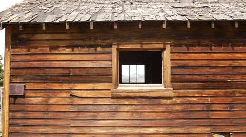 Cabin window zoom Stock Footage 66946872