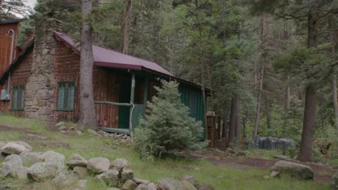 Cabin in the Woods Stock Footage 204873286