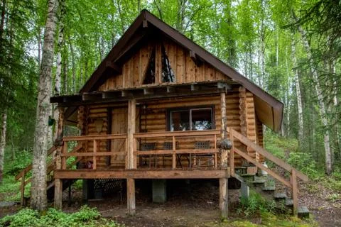 Cabin in the Woods Stock Photos