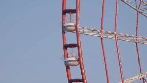 Cabine of the Ferris Wheel Stock Footage 180672214