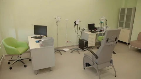 Cabinet of functional diagnostics  Stock Footage 82207359