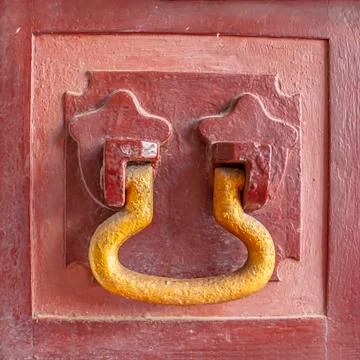 Cabinet handle 스톡 사진
