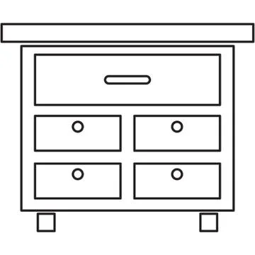 Cabinet Stock Illustration