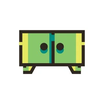 Cabinet Stock Illustration