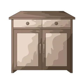 Cabinet illustration Stock Illustration