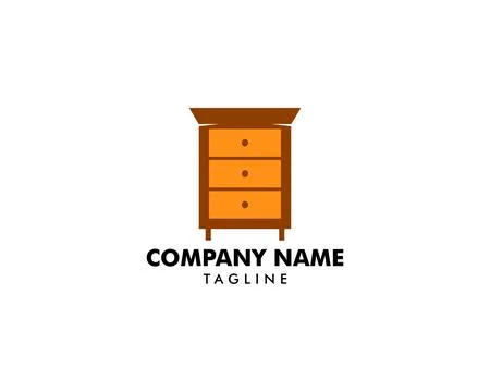 Cabinet logo icon design template Stock Illustration
